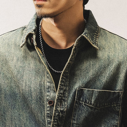 Vintage Wash Denim Shirt P1839